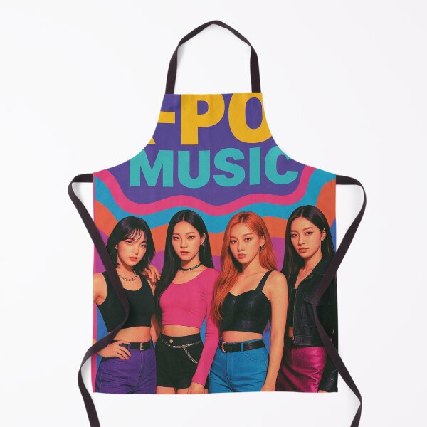 Item preview, K-Pop Girlgroup Retro Poster, Colorful Vintage Design for Fans of Korean Music designed and sold by Mauswohn.