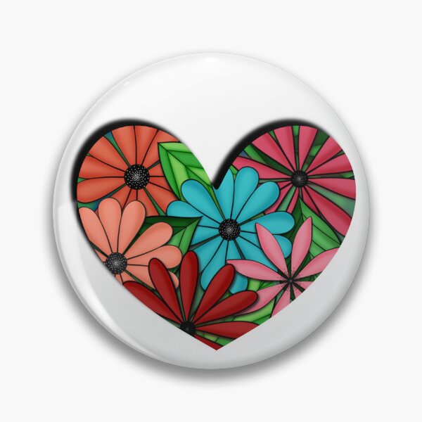 Item preview, Blooming Heart designed and sold by Kendall Rose Doodles.