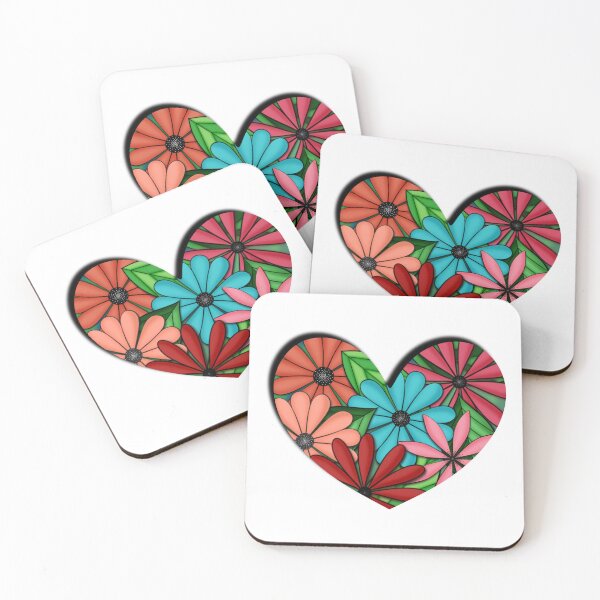 Item preview, Blooming Heart designed and sold by NotPrettyinPink.