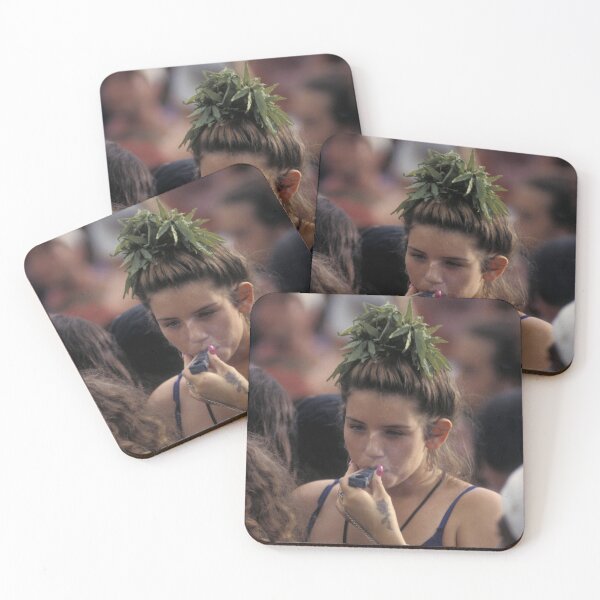 Item preview, A Concert Fan Taking A Puff At Woodstock 94 - Photograph designed and sold by ConcertImages.