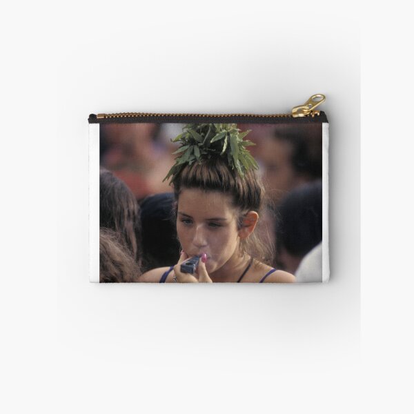 Item preview, A Concert Fan Taking A Puff At Woodstock 94 - Photograph designed and sold by ConcertImages.