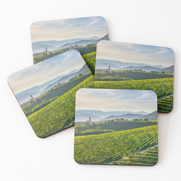 Item preview, Prosecco Hills, vineyards and village. Valdobbiadene, taly designed and sold by Stefano Orazzini.