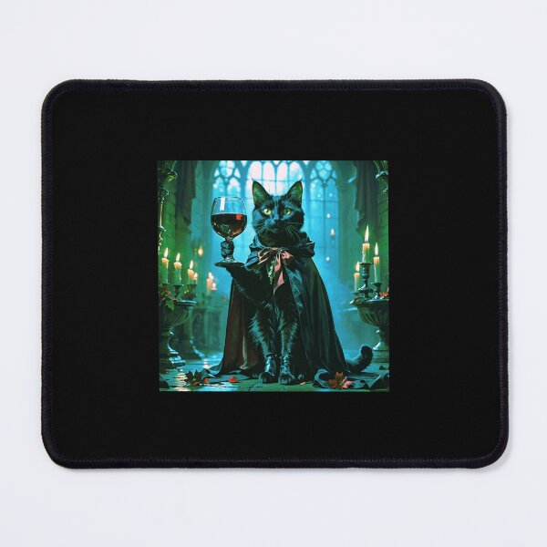 Item preview, Tomcat With A Glass Of Wine In Chateau designed and sold by e-camelleone.