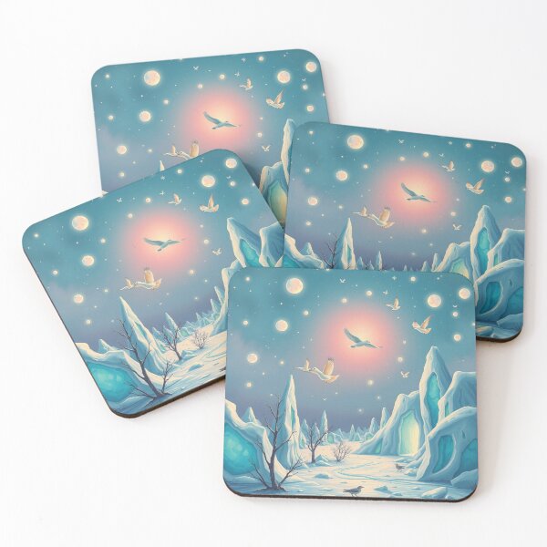 Item preview, Surreal Winter Dreamscape - Cosmic Lights & Fantasy Vibes designed and sold by FotoworldEdel.
