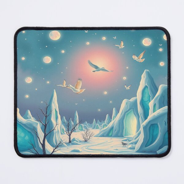 Item preview, Surreal Winter Dreamscape - Cosmic Lights & Fantasy Vibes designed and sold by FotoworldEdel.