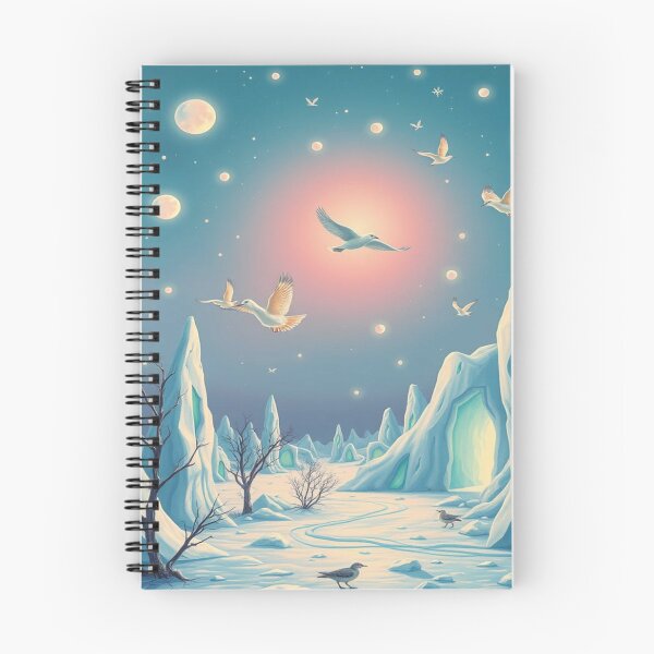 Item preview, Surreal Winter Dreamscape - Cosmic Lights & Fantasy Vibes designed and sold by FotoworldEdel.