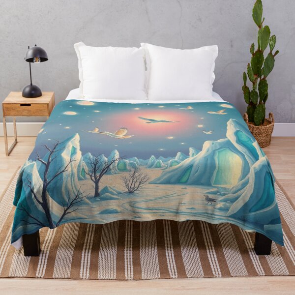 Item preview, Surreal Winter Dreamscape - Cosmic Lights & Fantasy Vibes designed and sold by FotoworldEdel.