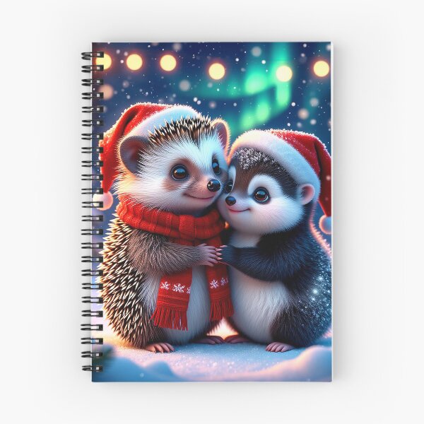 Item preview, Winter Hugs – Hedgehogs in Christmas Magic designed and sold by AmetistLight.
