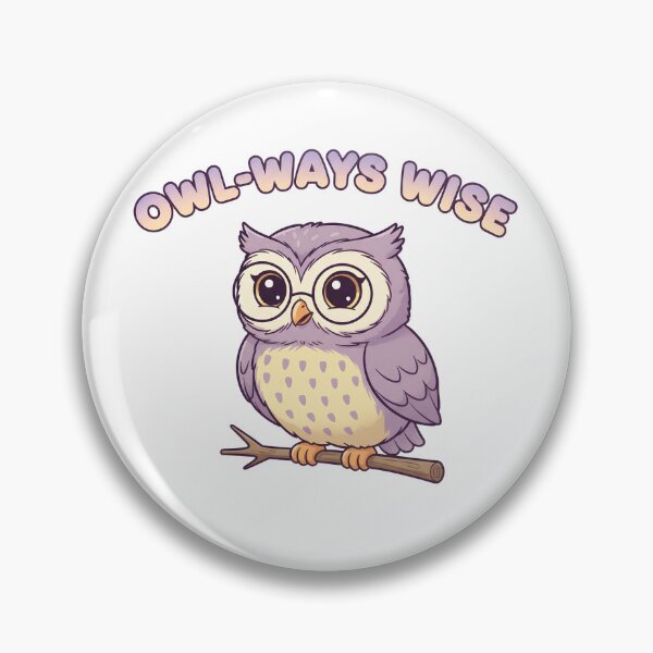 Item preview, Owl-ways Wise Owl Cute Punny Pals designed and sold by kAdam5.