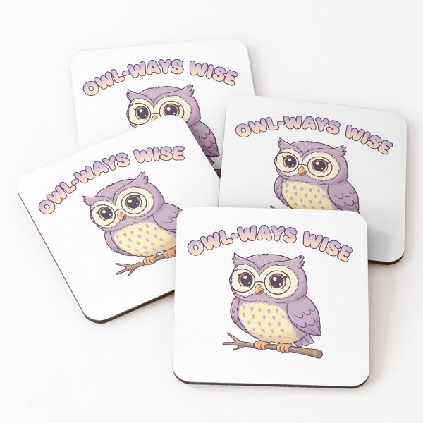 Item preview, Owl-ways Wise Owl Cute Punny Pals designed and sold by kAdam5.