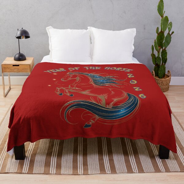 Item preview, Year of the Horse 2026: Lunar New Year Gold and Blue Art designed and sold by elynne9.