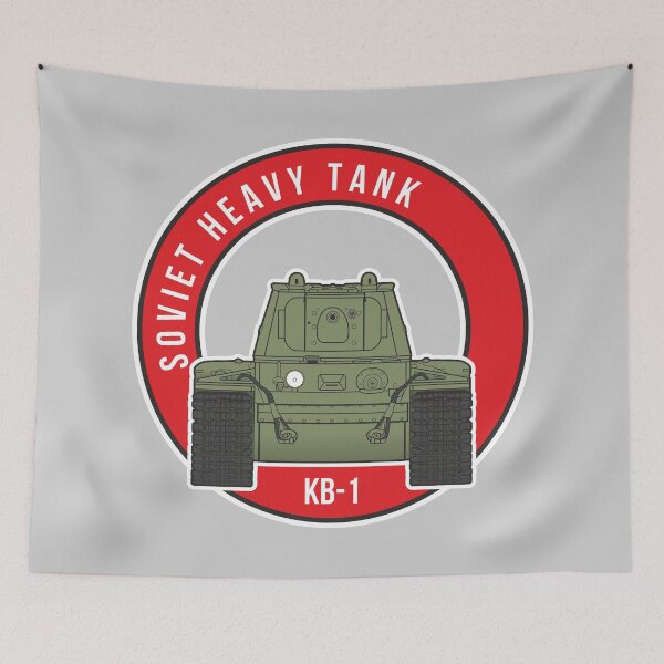 Item preview, KV-1 Front View – Soviet Heavy Tank, Cyrillic Markings designed and sold by FAawRay.