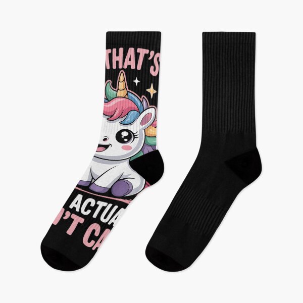 Item preview, That's Fun But I Actually Don't Care Unicorn designed and sold by MonsterBuddiess.