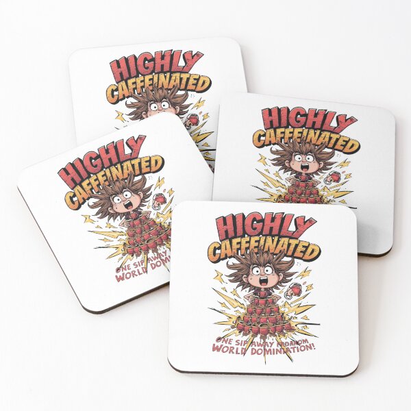 Item preview, Highly Caffeinated , Coffee Lovers, Gift For Coffee Lovers "Highly Caffeinated, One Sip Away.." designed and sold by sz0g0.