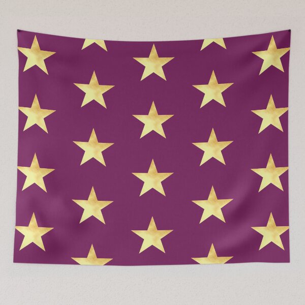 Item preview, Golden Star on purple - Calm, Sensory-Friendly designed and sold by CreaTwinkles.
