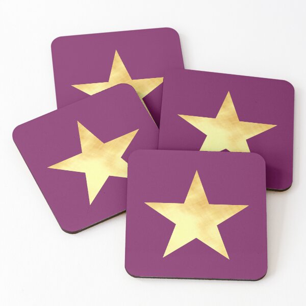 Item preview, Golden Star on purple - Calm, Sensory-Friendly designed and sold by CreaTwinkles.