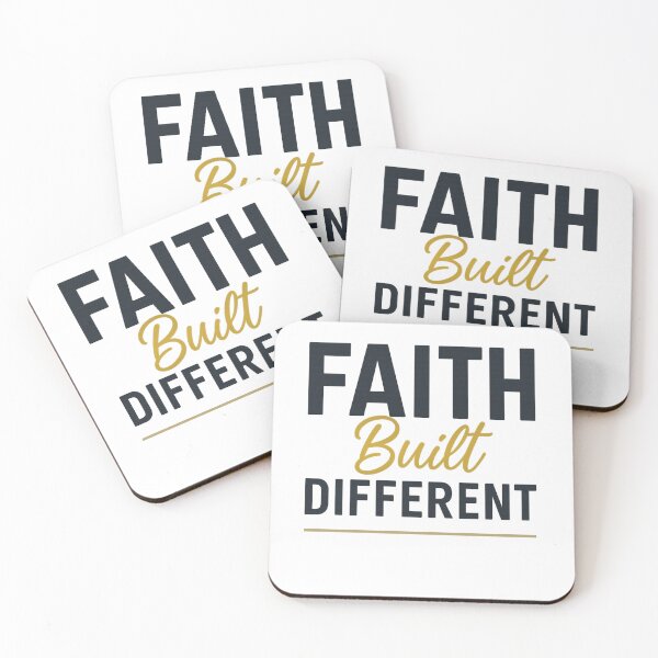 Item preview, Faith Built Different – Christian Streetwear Design designed and sold by Faithline Studio.