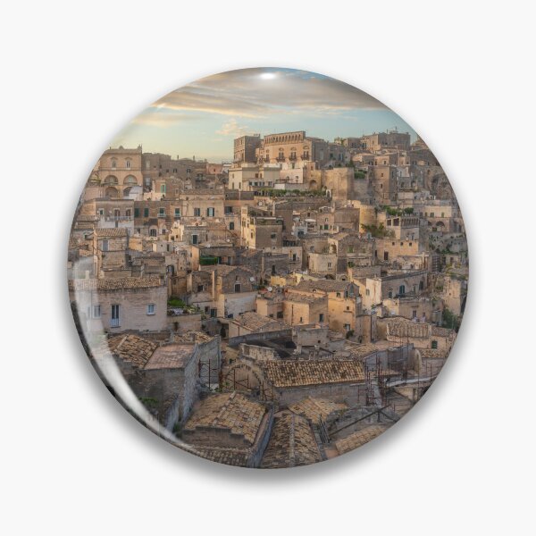 Item preview, View of the Sassi of Matera at sunset, Italy. designed and sold by Stefano Orazzini.