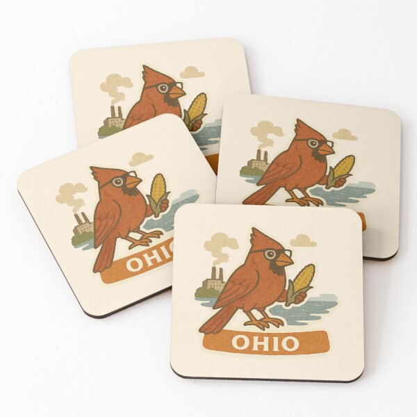 Item preview, Ohio Cardinal – Midwest Charm  designed and sold by Tiny Joy World.