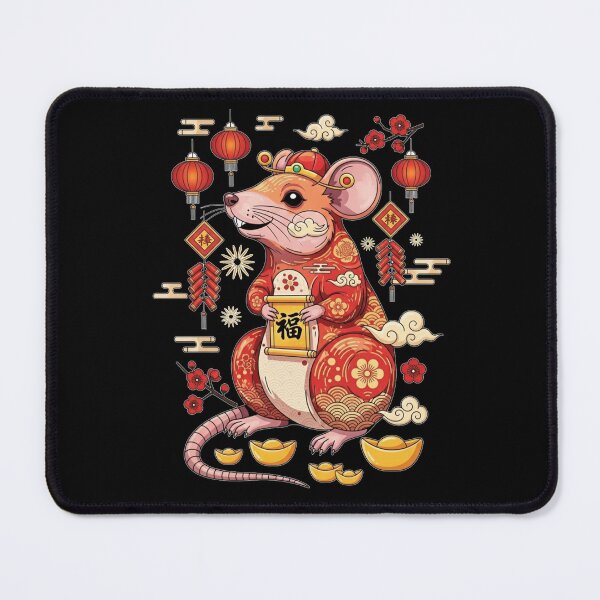 Item preview, Prosperous Lunar New Year Rat designed and sold by ZodiacWonders.
