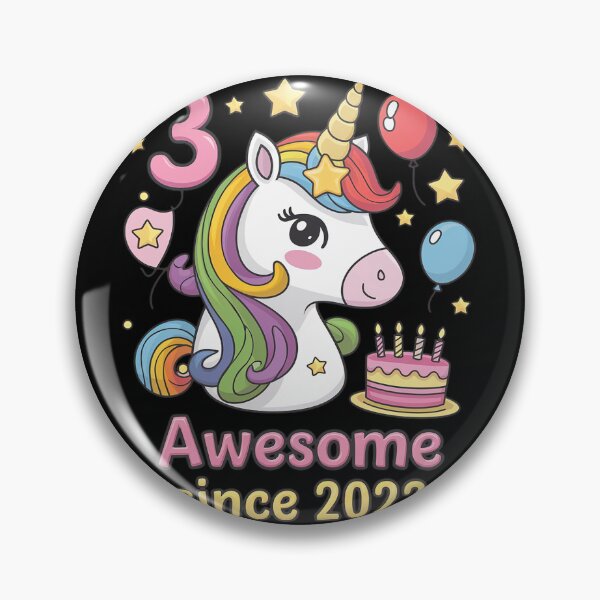 Item preview, Unicorn 3rd Birthday 3 Year Old Unicorn Party Girls Outfit 3 designed and sold by MonsterBuddiess.