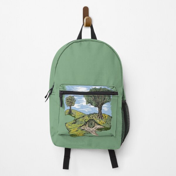 Item preview, The Shire Bag End Drawing Green designed and sold by Jamie Collins.