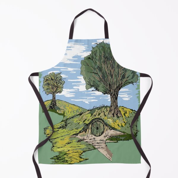 Item preview, The Shire Bag End Drawing Green designed and sold by Jamie Collins.