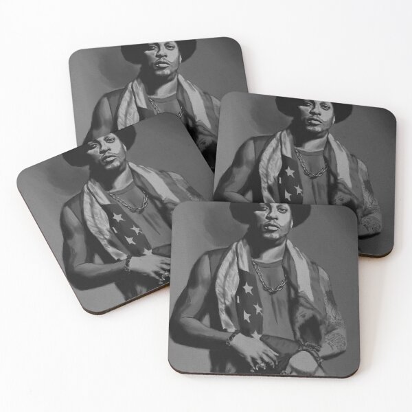 Item preview, Portrait painting of iconic musician D’Angelo designed and sold by thehat24.
