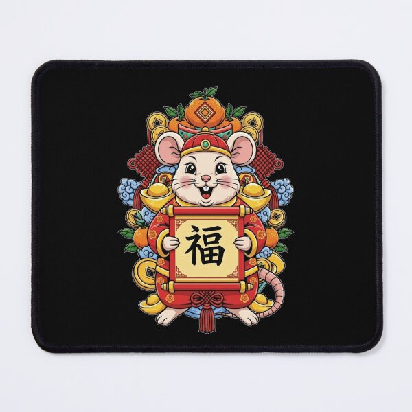 Item preview, Fortune Rat Blessing designed and sold by ZodiacWonders.