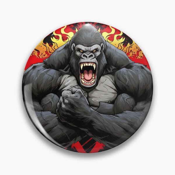 Item preview, Gorilla Power Rage - Epic Gym & Workout Graphic designed and sold by ifundesign.