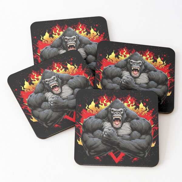 Item preview, Gorilla Power Rage - Epic Gym & Workout Graphic designed and sold by ifundesign.