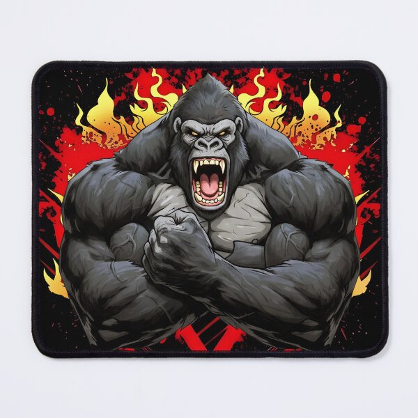 Item preview, Gorilla Power Rage - Epic Gym & Workout Graphic designed and sold by ifundesign.