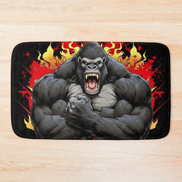 Item preview, Gorilla Power Rage - Epic Gym & Workout Graphic designed and sold by ifundesign.