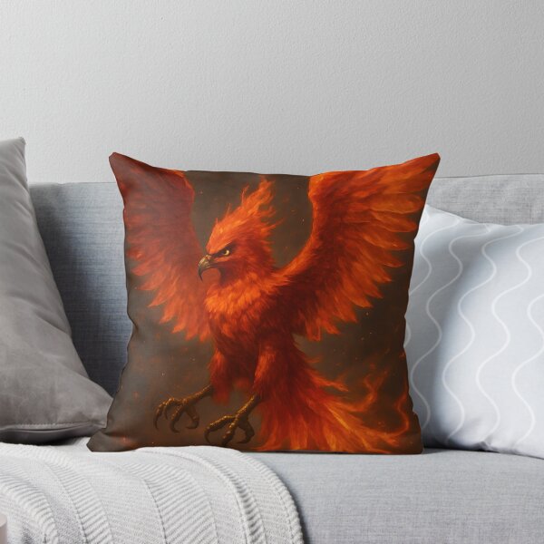 Item preview, Fiery Phoenix Digital Painting Mythical Bird designed and sold by PandaTShirtShop.