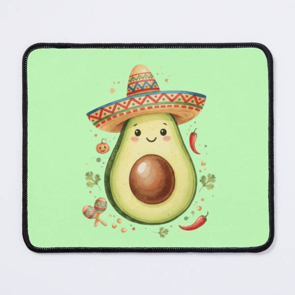 Item preview, Holy Guacamole! Cute Avocado with Sombrero designed and sold by Syrupulse.