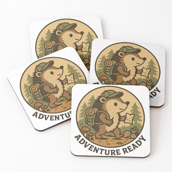 Item preview, Funny Hedgehog - Adventure Ready designed and sold by Jakarprint.