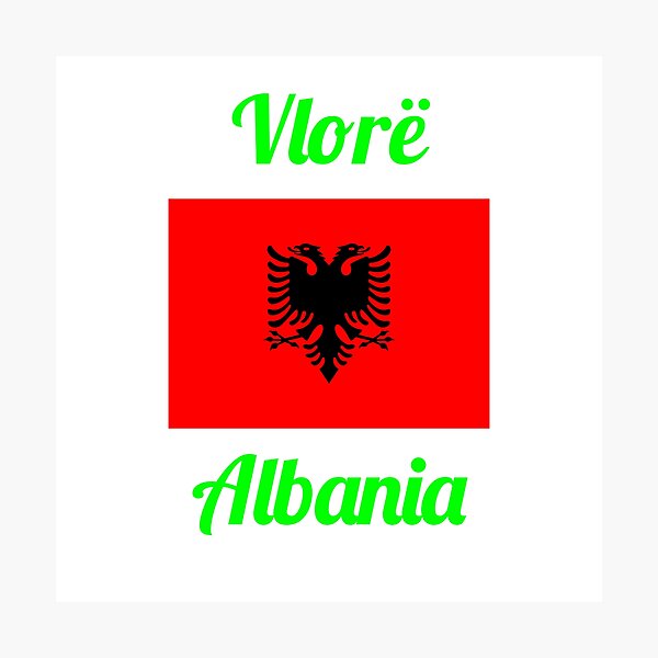 Item preview, Vlorë Albania - Stylish Prints, designed and sold by Fleetwood1994.