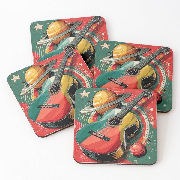 Item preview, Cosmic Chords: A Guitar in Orbit designed and sold by ForeverPrintsOK.