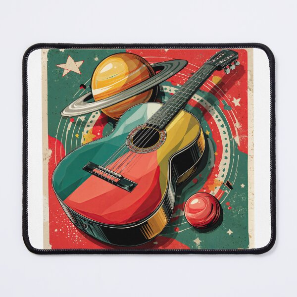 Item preview, Cosmic Chords: A Guitar in Orbit designed and sold by ForeverPrintsOK.