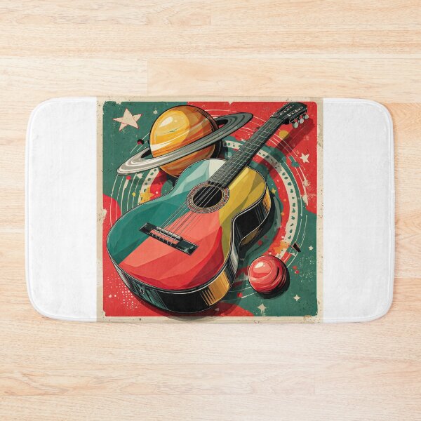 Item preview, Cosmic Chords: A Guitar in Orbit designed and sold by ForeverPrintsOK.