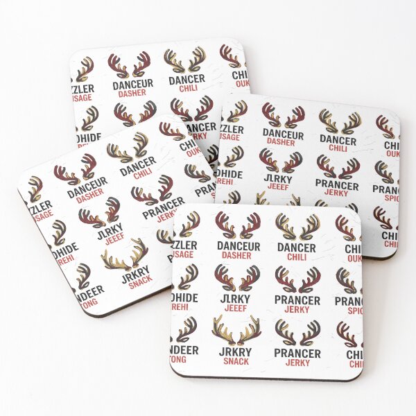 Item preview, Rustic Reindeer Antler Logos for Christmas designed and sold by BANKACEM.STORE.