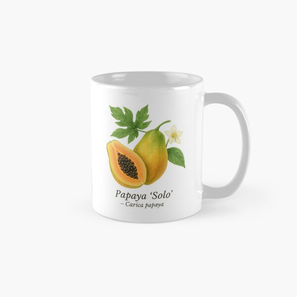 Item preview, Papaya ‘Solo’ – Tropical Orange Fruit Illustration designed and sold by BloomKind.