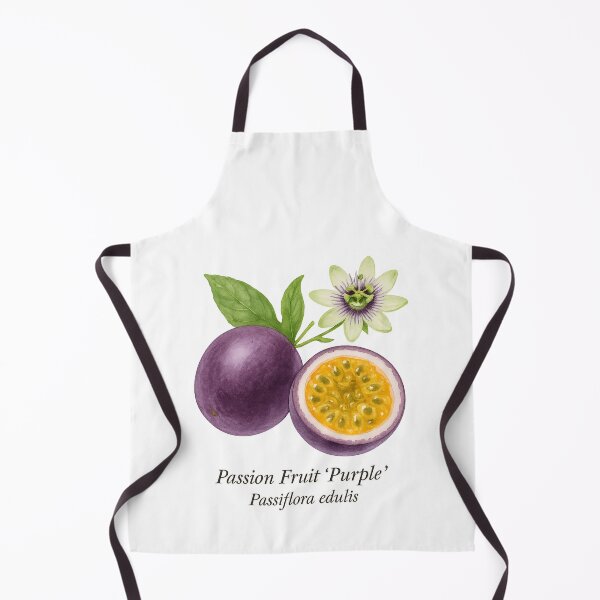 Item preview, Passion Fruit ‘Purple’ – Exotic Aromatic Botanical Illustration designed and sold by BloomKind.
