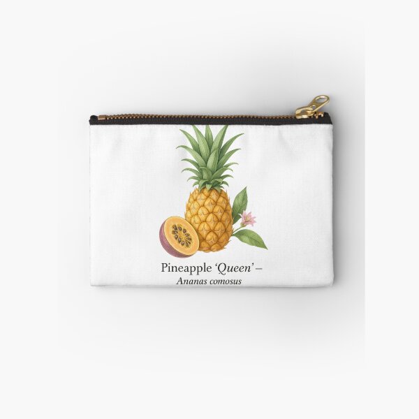 Item preview, Pineapple ‘Queen’ – Golden Tropical Fruit Illustration designed and sold by BloomKind.