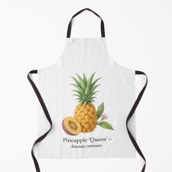 Item preview, Pineapple ‘Queen’ – Golden Tropical Fruit Illustration designed and sold by BloomKind.
