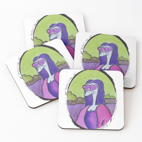 Item preview, Lo struzzo interpreta La Monna Lisa di Leonardo da Vinci designed and sold by ElenaMauriArt.