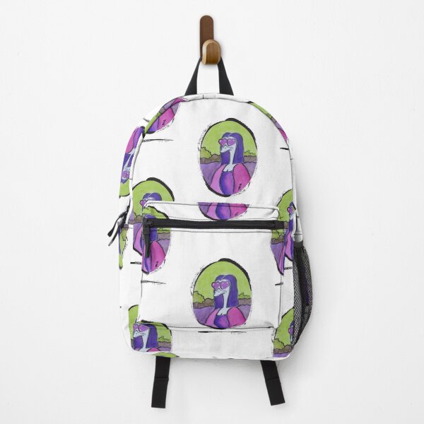 Item preview, Lo struzzo interpreta La Monna Lisa di Leonardo da Vinci designed and sold by ElenaMauriArt.
