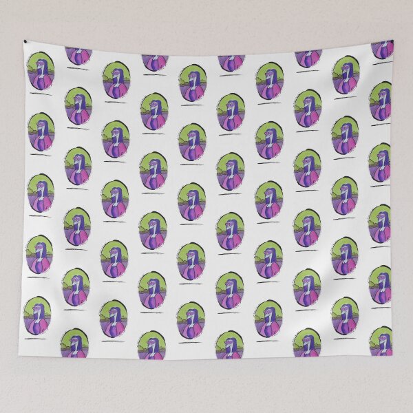 Item preview, Lo struzzo interpreta La Monna Lisa di Leonardo da Vinci designed and sold by ElenaMauriArt.