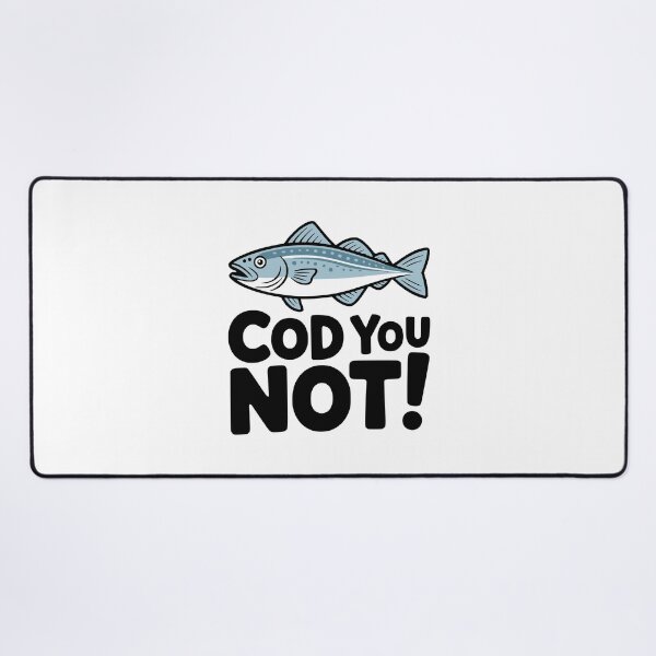 Item preview, Cod You Not! Cute Fish Pun designed and sold by PMCreative.