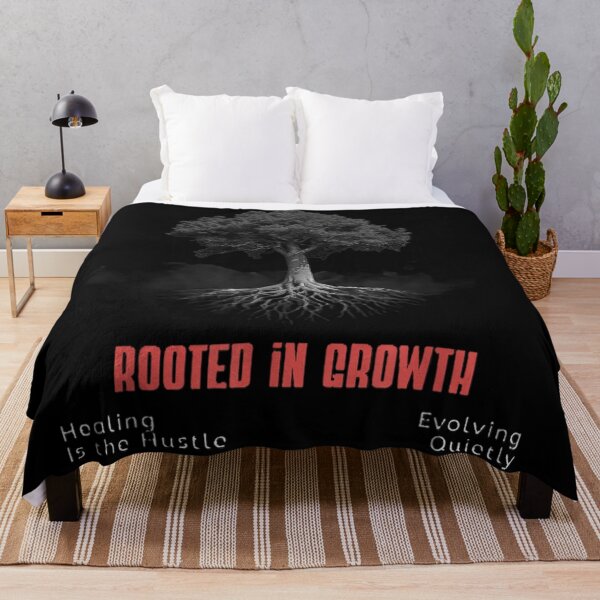 Item preview, Rooted In Growth Tree, Healing Is The Hustle Evolving Quietly Inspirational Art designed and sold by DuneHaicna.